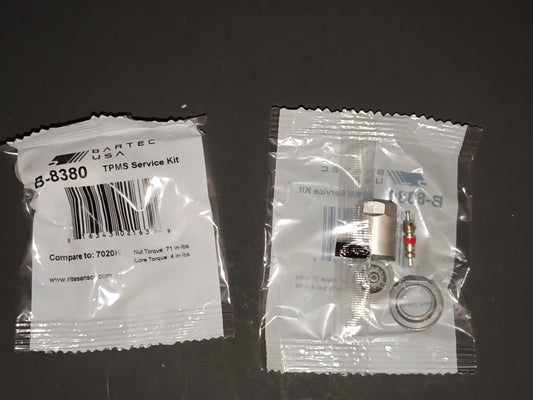 Box of 15 TPMS Tire Sensor Service Kits (Bartec B-8380) ๐โ๏ธBox of 15 TPMS Tire Sensor Service Kits (Bartec B-8380) ๐โ๏ธ