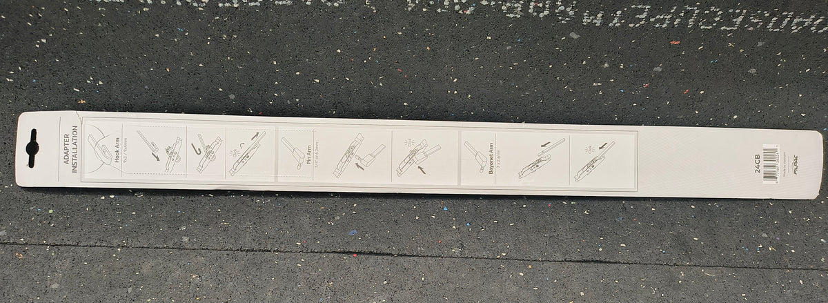 24" PurePro Tech 24CB Beam Wiper Blades (Set of 2) ๐ง๏ธ๐