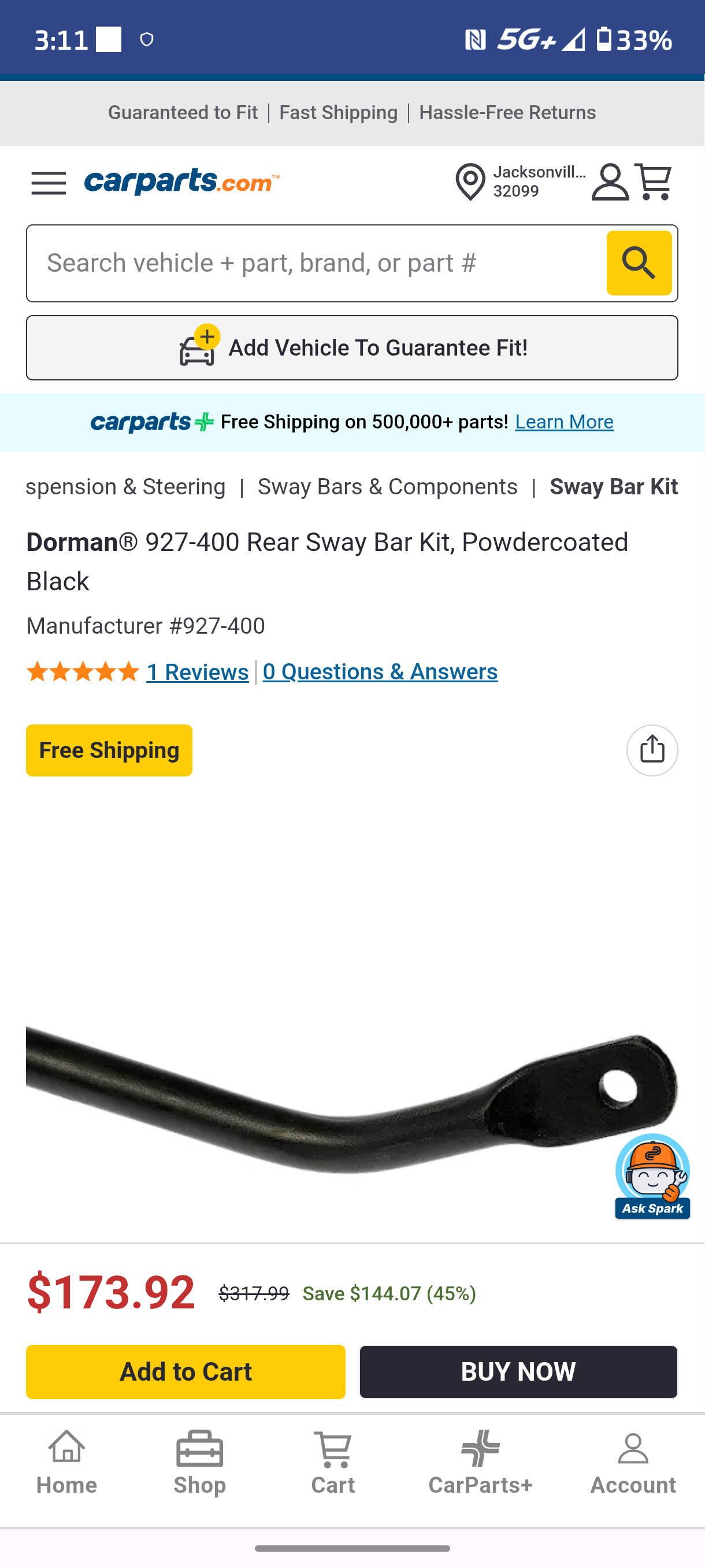 2007-2018 Nissan Altima Rear Suspension Stabilizer Sway Bar Kit šÆšµš
