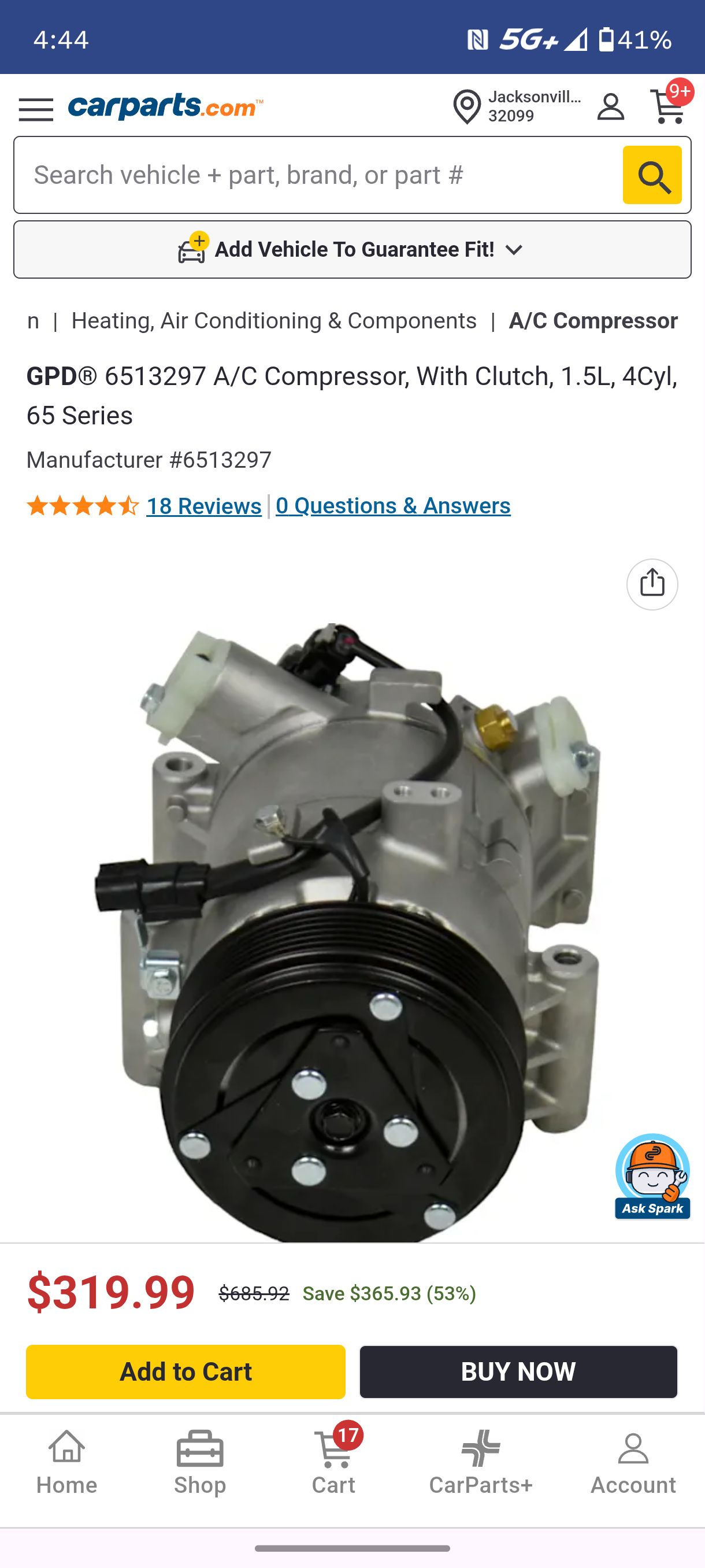 2016-2021 Honda Civic / 2017-2022 Honda CR-V A/C Compressor & Clutch Assembly πβοΈ