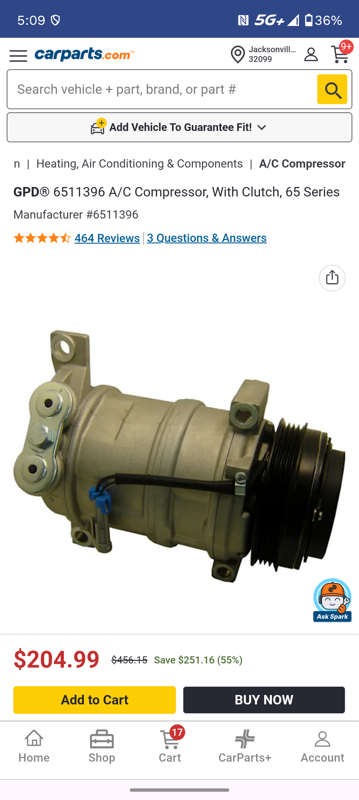 1999-2002 GM Trucks & SUVs A/C Compressor with Clutch (Silverado, Tahoe, Yukon, Sierra) šāļø
