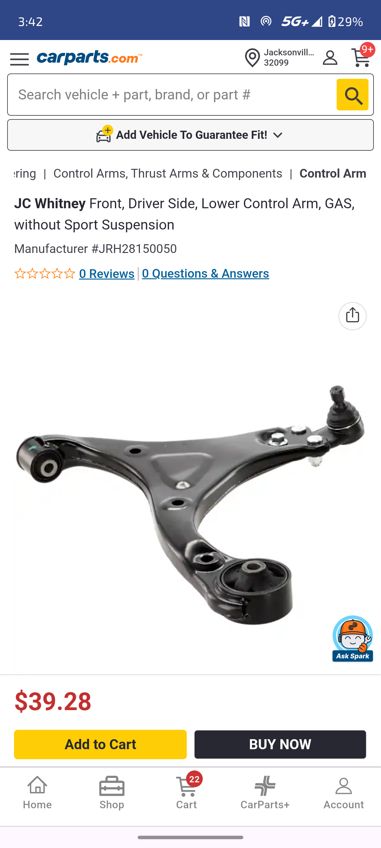 2011β2014 Hyundai Sonata & Kia Optima Front Driver Side Lower Control Arm Assembly ππ‘οΈ