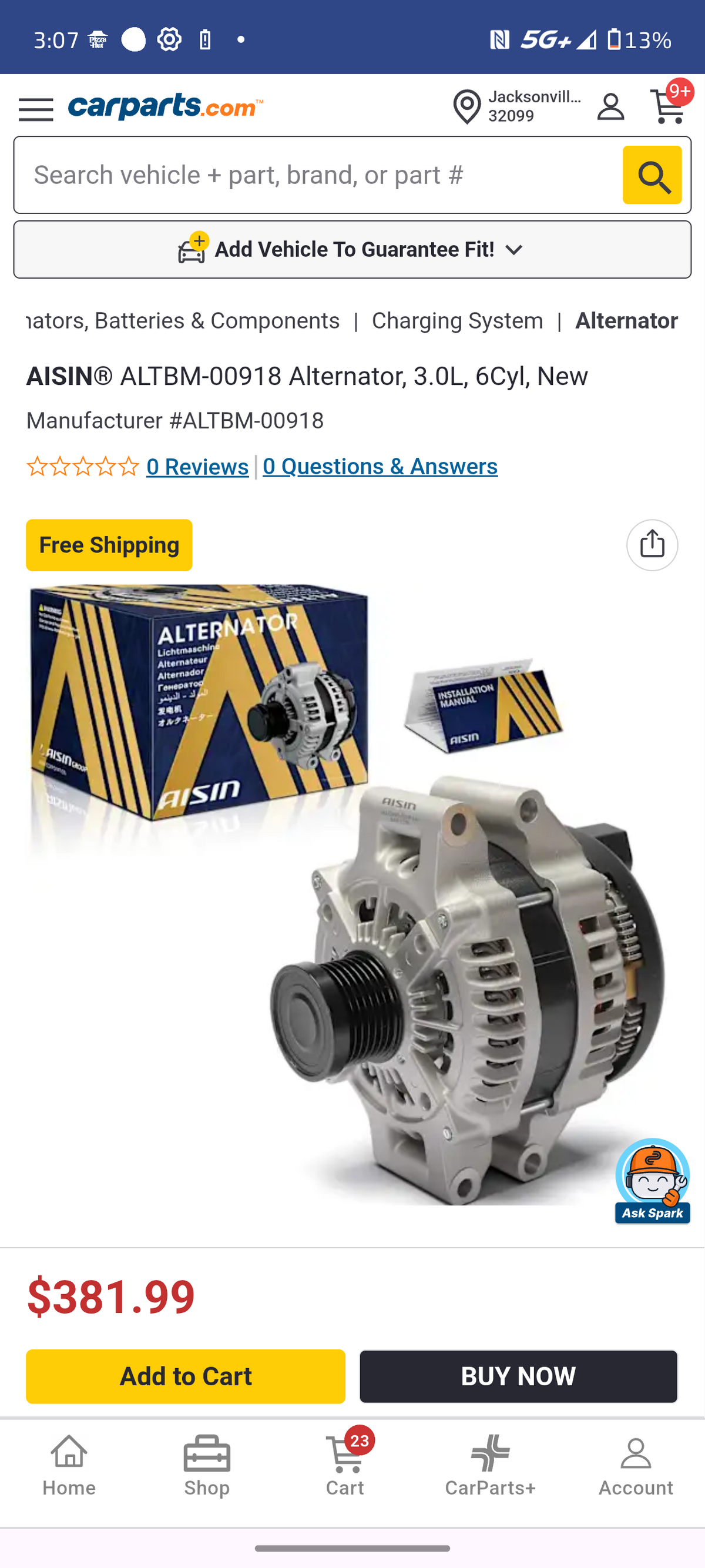 2011β2013 BMW 135i / 335i / X1 3.0L Alternator πβοΈ