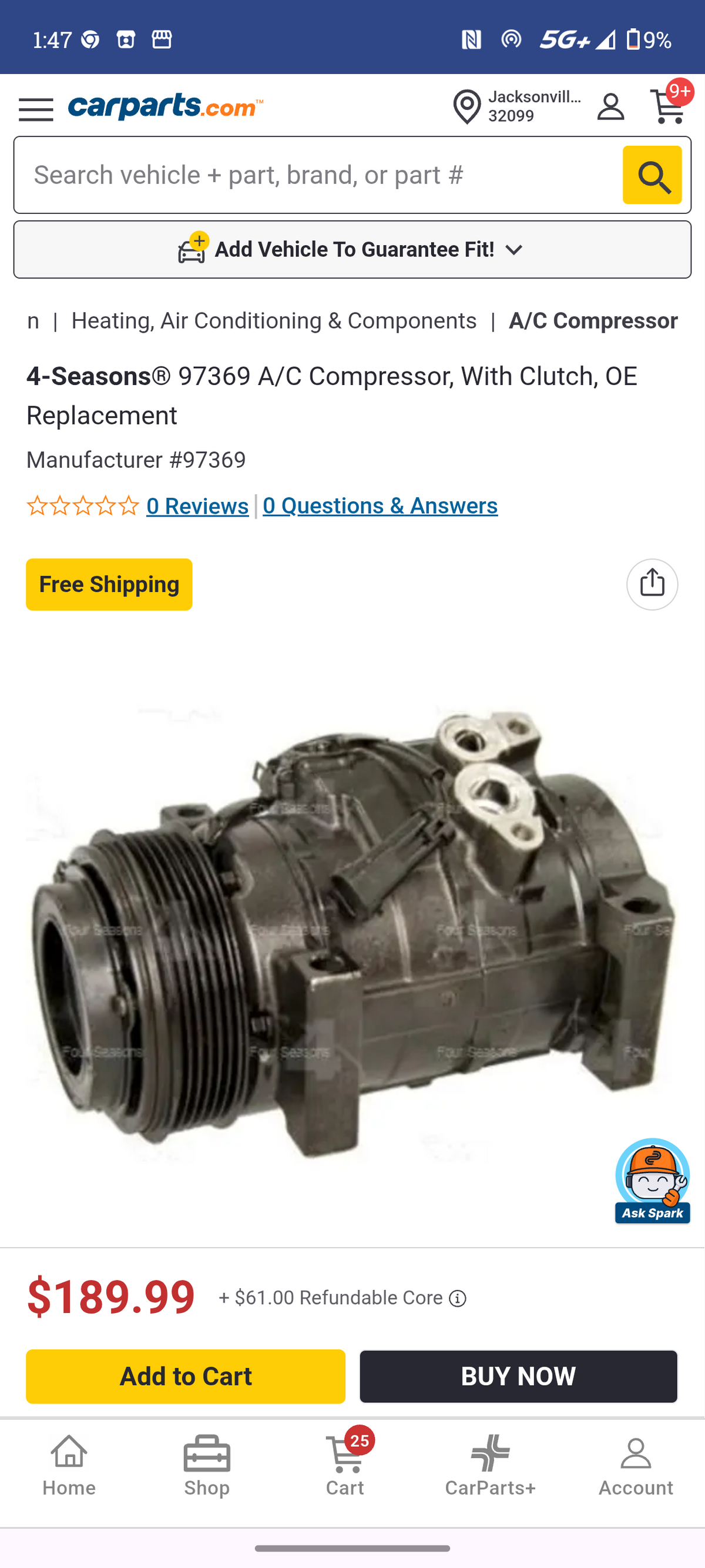 2003β2010 Chevrolet & GMC Trucks / Vans A/C Compressor with Clutch βοΈπ