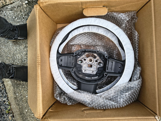 2016-2025 Volvo XC90 Genuine OEM Charcoal Leather Steering Wheel Assembly (32288779) 🇸🇪🏎️