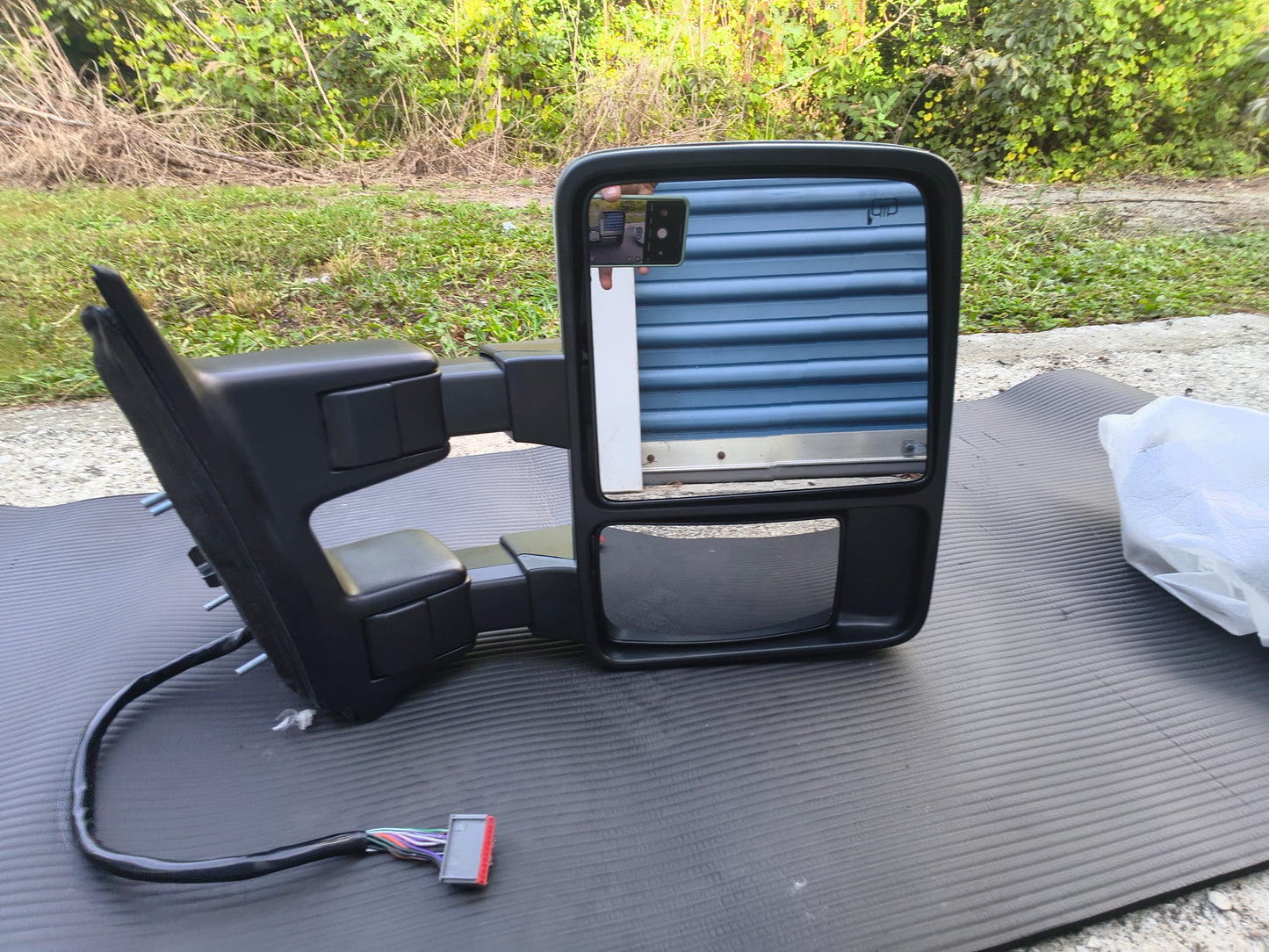 2011-2016 Ford F-250 F-350 Super Duty Passenger Side Power Folding Towing Mirror w/ Memory &amp; Signal (JFD282ER-S1) 🛻🪞