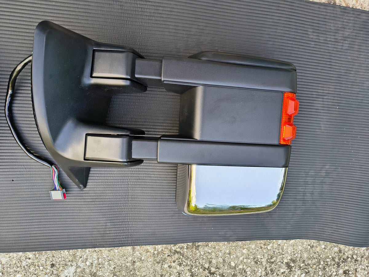 2011-2016 Ford F-250 F-350 Super Duty Passenger Side Power Folding Towing Mirror w/ Memory &amp; Signal (JFD282ER-S1) 🛻🪞