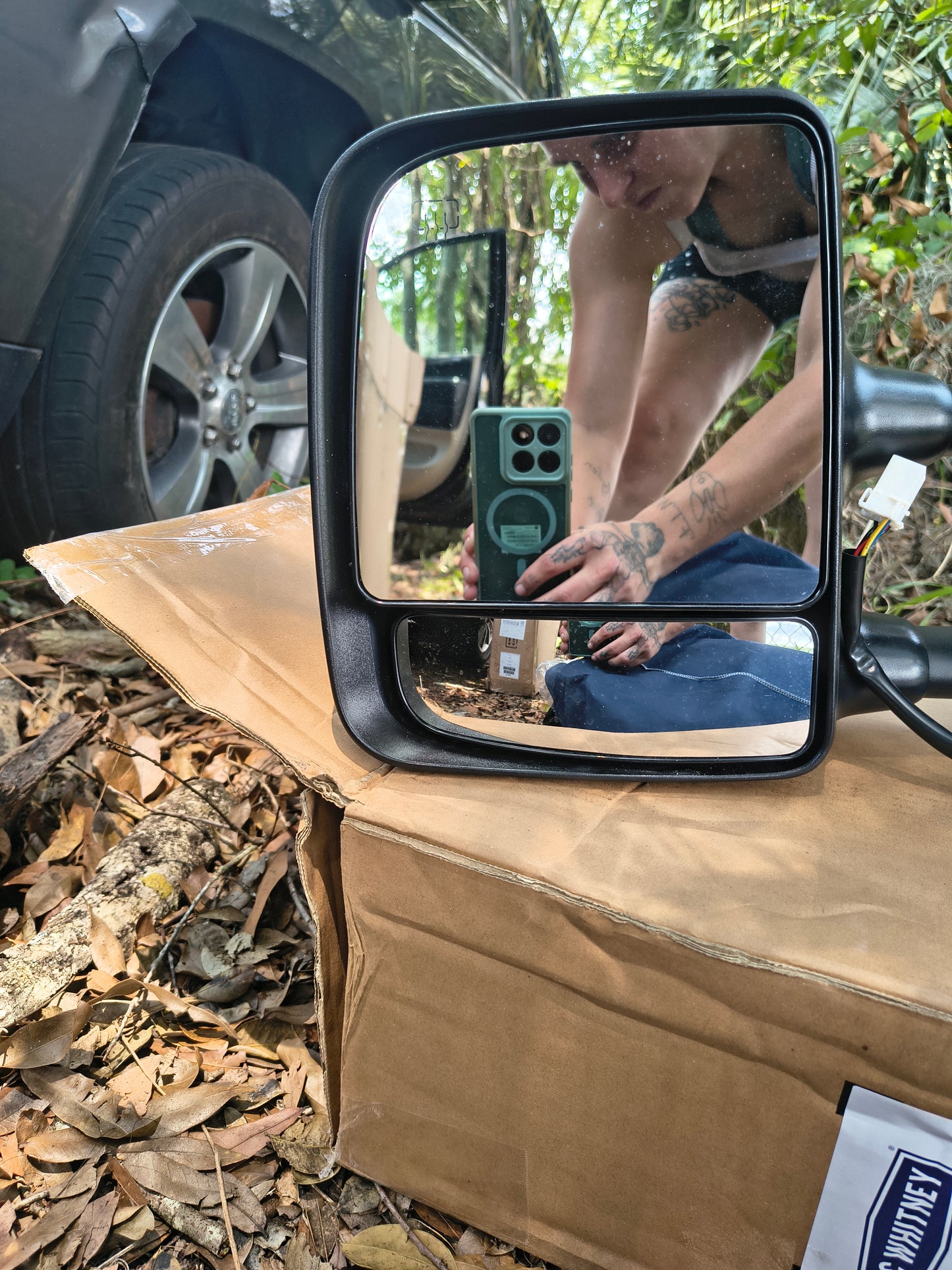 2006-2015 Nissan Titan Driver Side Power Heated Towing Mirror w/ Blind Spot Glass 🛻👀