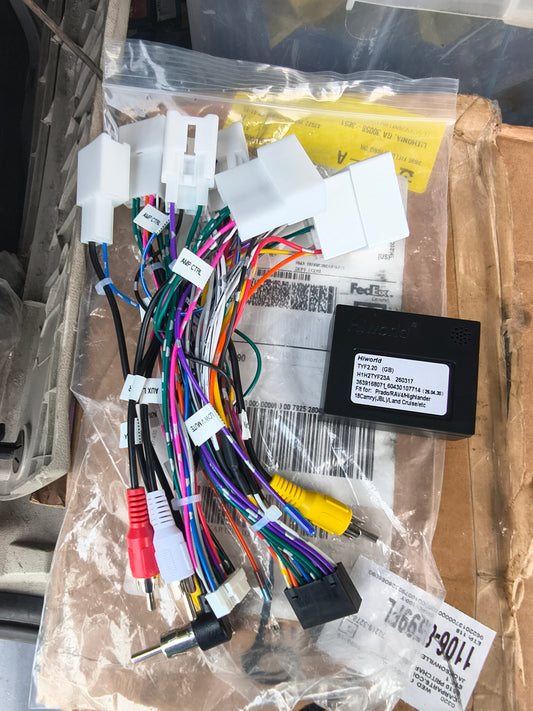 Toyota Radio Wiring Harness Adapter w/ JBL & Canbus Decoder 📻⚡️