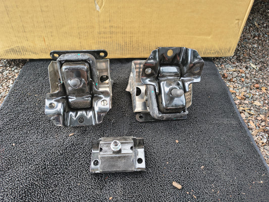 2007-2014 Chevy Silverado Tahoe Suburban GMC Sierra Yukon 4WD Engine Motor Mount Kit 3-Piece 🛠️⚙️