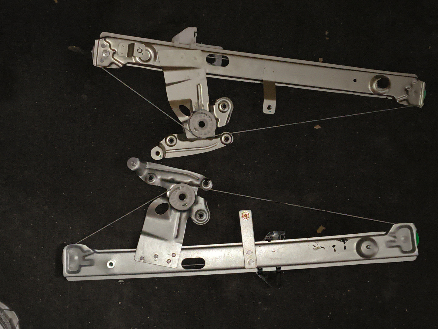 2002-2008 Jaguar S-Type Rear Driver & Passenger Power Window Regulators Pair (Without Motor) 🚘⚡