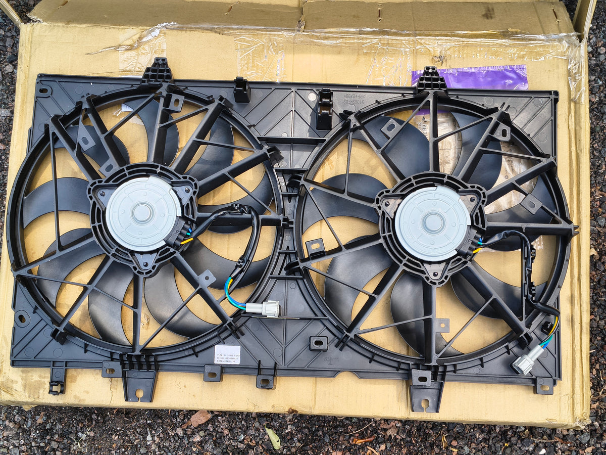 2008-2015 Nissan Rogue 2.5L 4Cyl Dual Radiator Cooling Fan Assembly 🚗❄️