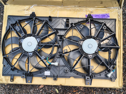 2008-2015 Nissan Rogue 2.5L 4Cyl Dual Radiator Cooling Fan Assembly 🚗❄️