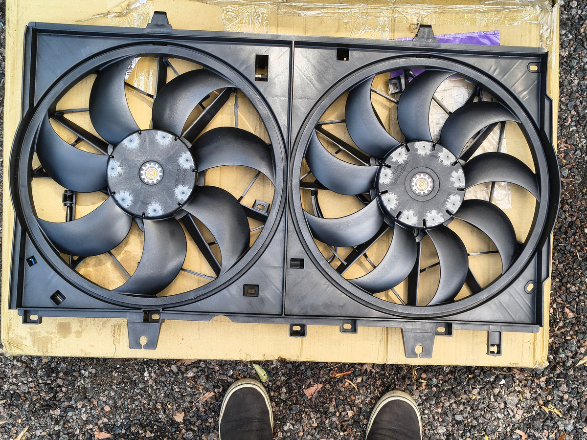 2008-2015 Nissan Rogue 2.5L 4Cyl Dual Radiator Cooling Fan Assembly 🚗❄️