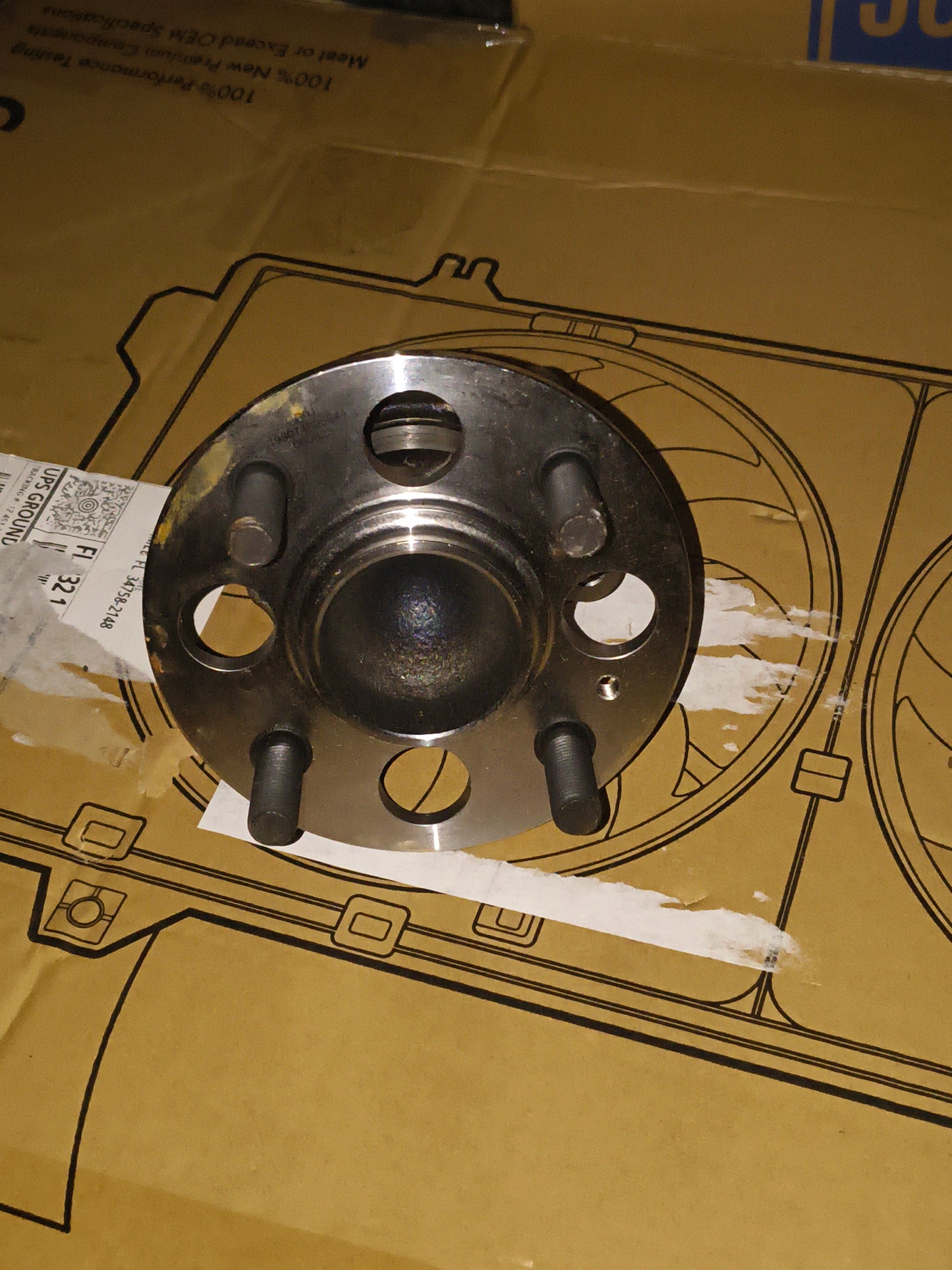 2018-2022 Kia Rio & Hyundai Accent Rear Wheel Bearing & Hub Assembly with ABS Sensor (4 Lug) 🚘🛞