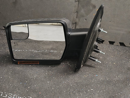 2011-2014 Ford F-150 Driver Side Power Heated Folding Chrome Mirror with Signal & Puddle Light (Left LH) 🚘🪞