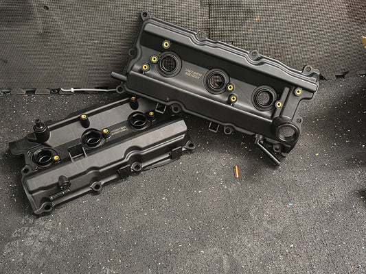 2003-2008 Nissan 350Z & Infiniti G35, M35, FX35 3.5L V6 Driver & Passenger Engine Valve Covers Pair with Gaskets & Hardware 🚘⚙️