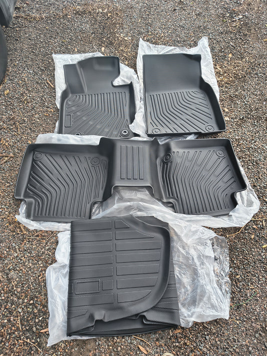 2018-2024 Toyota Camry TPE Floor Mats Liners & Trunk Cargo Liner Set 🚘