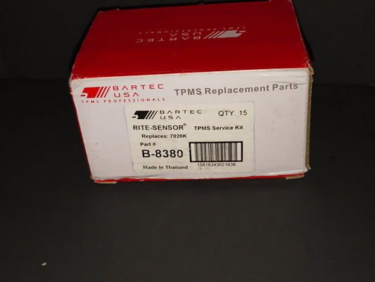Box of 15 TPMS Tire Sensor Service Kits (Bartec B-8380) 🛞⚙️Box of 15 TPMS Tire Sensor Service Kits (Bartec B-8380) 🛞⚙️