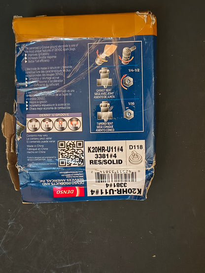 2003–2017 Toyota, Lexus, Subaru & Mitsubishi Denso Nickel U-Groove Spark Plug (Set of 4) 🚘⚡