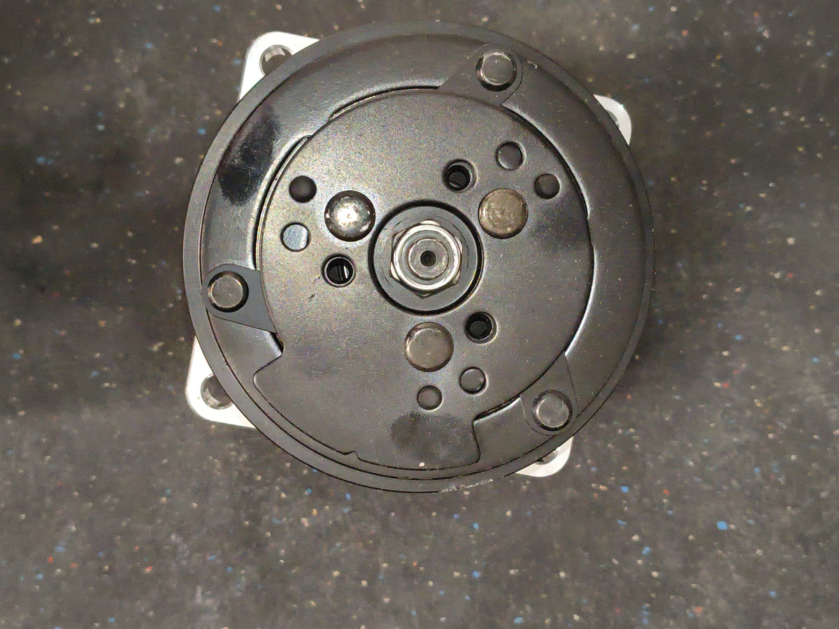 Universal Sanden 508 / SD5H14 Style Chrome A/C Compressor (V-Belt Pulley) 🚘💦