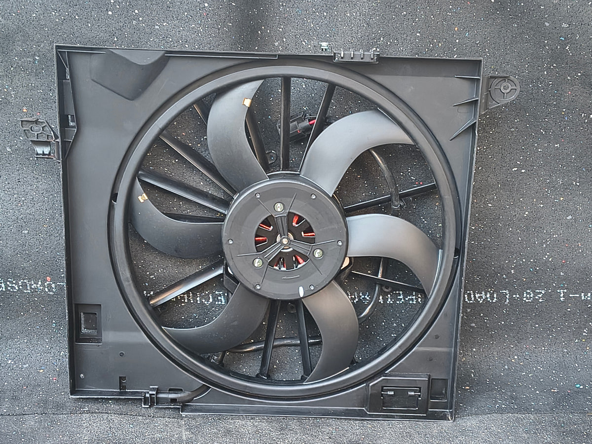 2013–2015 Jaguar XF 2010-2019 XJ Engine Radiator Cooling Fan Assembly w/ Shroud (2.0L Turbo) 🚘⚡