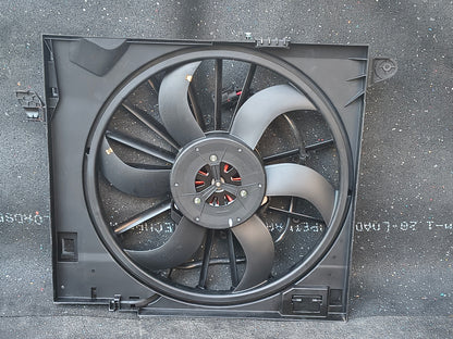 2013–2015 Jaguar XF 2010-2019 XJ Engine Radiator Cooling Fan Assembly w/ Shroud (2.0L Turbo) 🚘⚡
