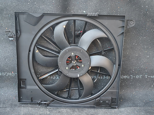 2013–2015 Jaguar XF 2010-2019 XJ Engine Radiator Cooling Fan Assembly w/ Shroud (2.0L Turbo) 🚘⚡