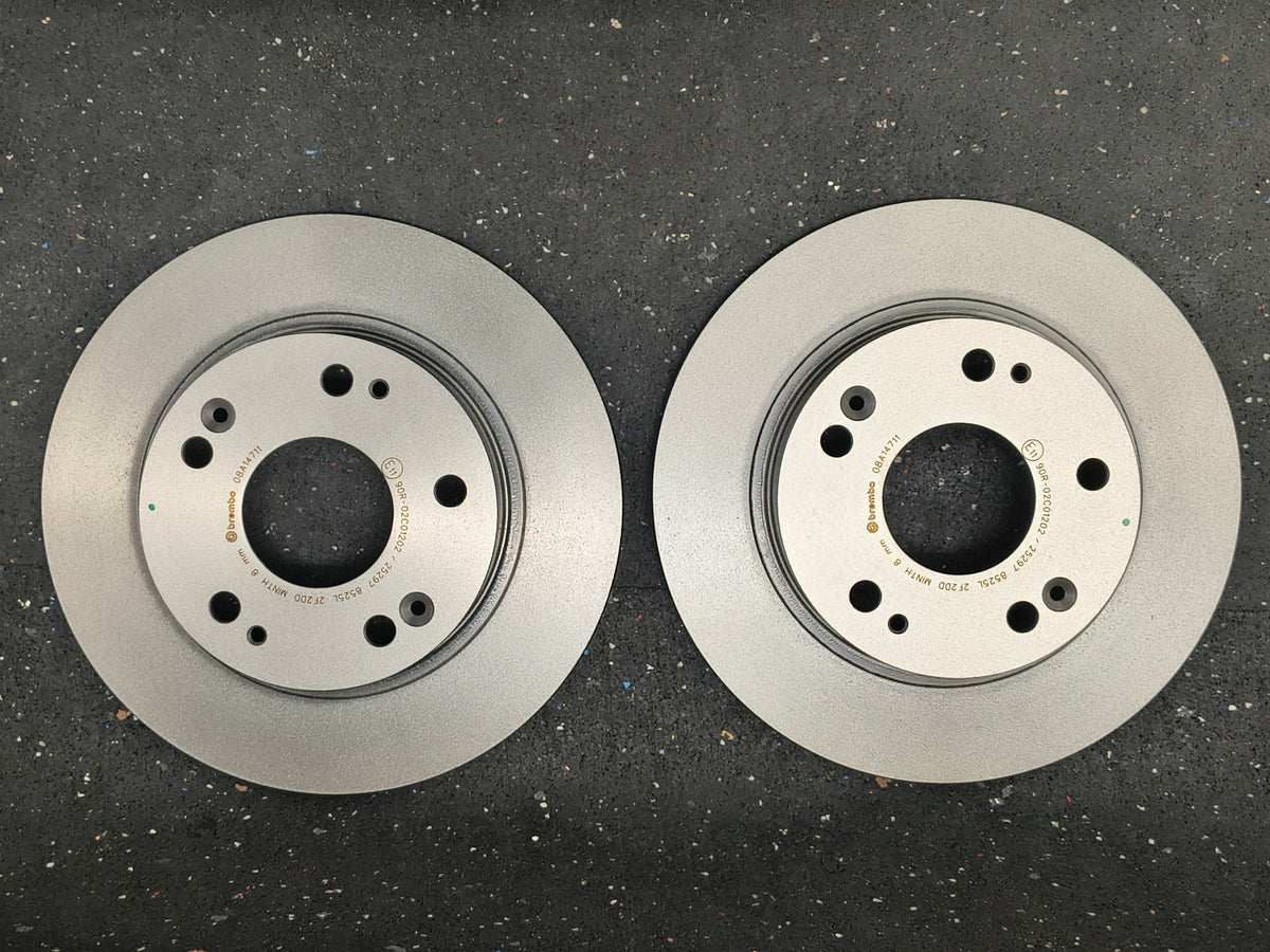 2006–2015 Honda Civic / 2013–2015 Acura ILX Brembo Premium OE Rear Brake Rotor Set 🛑🚘