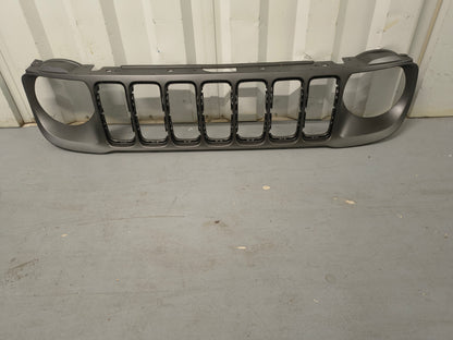 2019–2023 Jeep Renegade Front Outer Grille Frame Trim (CAPA Certified - Painted Gray Finish) ⚡🚘