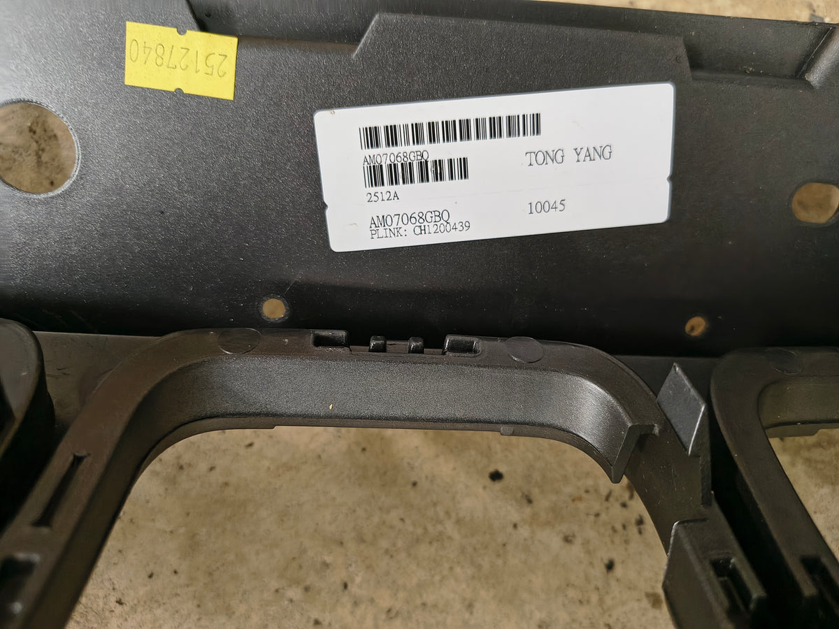 2019–2023 Jeep Renegade Front Outer Grille Frame Trim (CAPA Certified - Painted Gray Finish) ⚡🚘