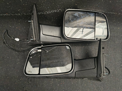 2019–2022 Ram 2500 & 3500 Power Folding Chrome Towing Mirrors Pair w/ Blind Spot & Memory ⚡🚘