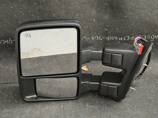 2010–2016 Ford F-250, F-350, F-450 & F-550 Super Duty Driver Side Power Folding Power Telescoping Towing Mirror ⚡🚘