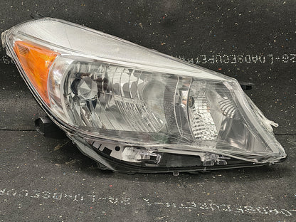 2012–2014 Toyota Yaris Driver & Passenger Side Halogen Headlight Assemblies (Pair Set) ⚡🚘