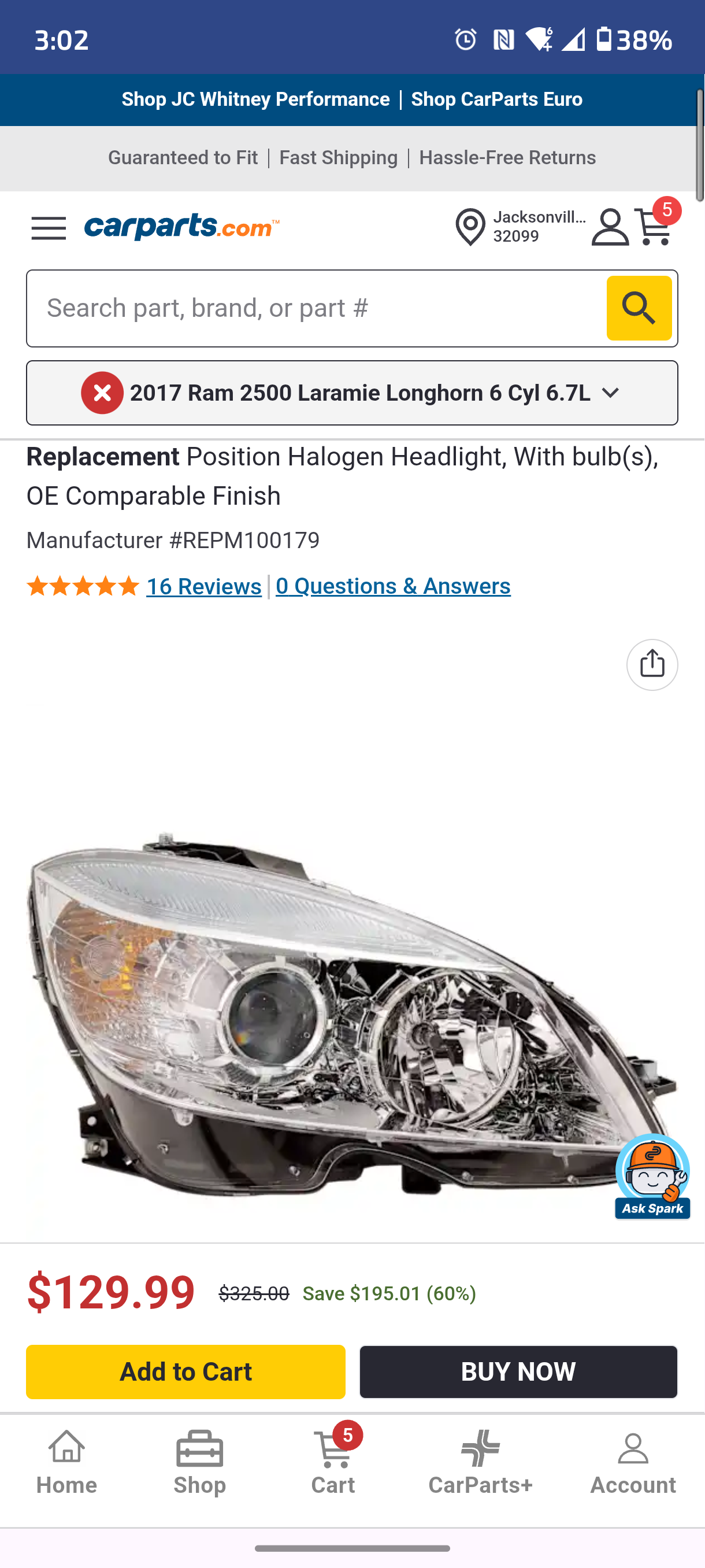 2008-2011 Mercedes-Benz C-Class Passenger Side Halogen Headlight Assembly 🚗💡
