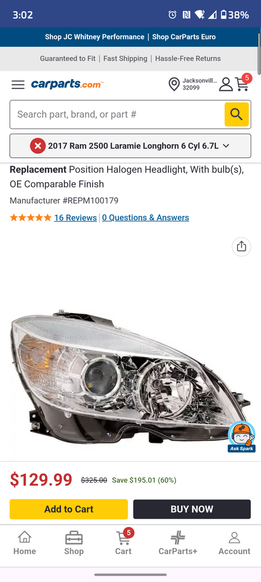 2008-2011 Mercedes-Benz C-Class Passenger Side Halogen Headlight Assembly 🚗💡