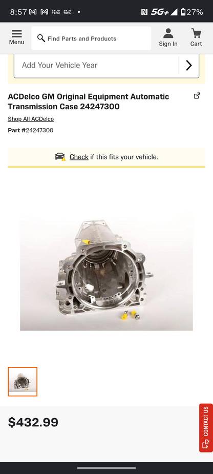 2007-2014 Chevy Silverado Tahoe GMC Sierra ACDelco Automatic Transmission Case ⚙️🛠️