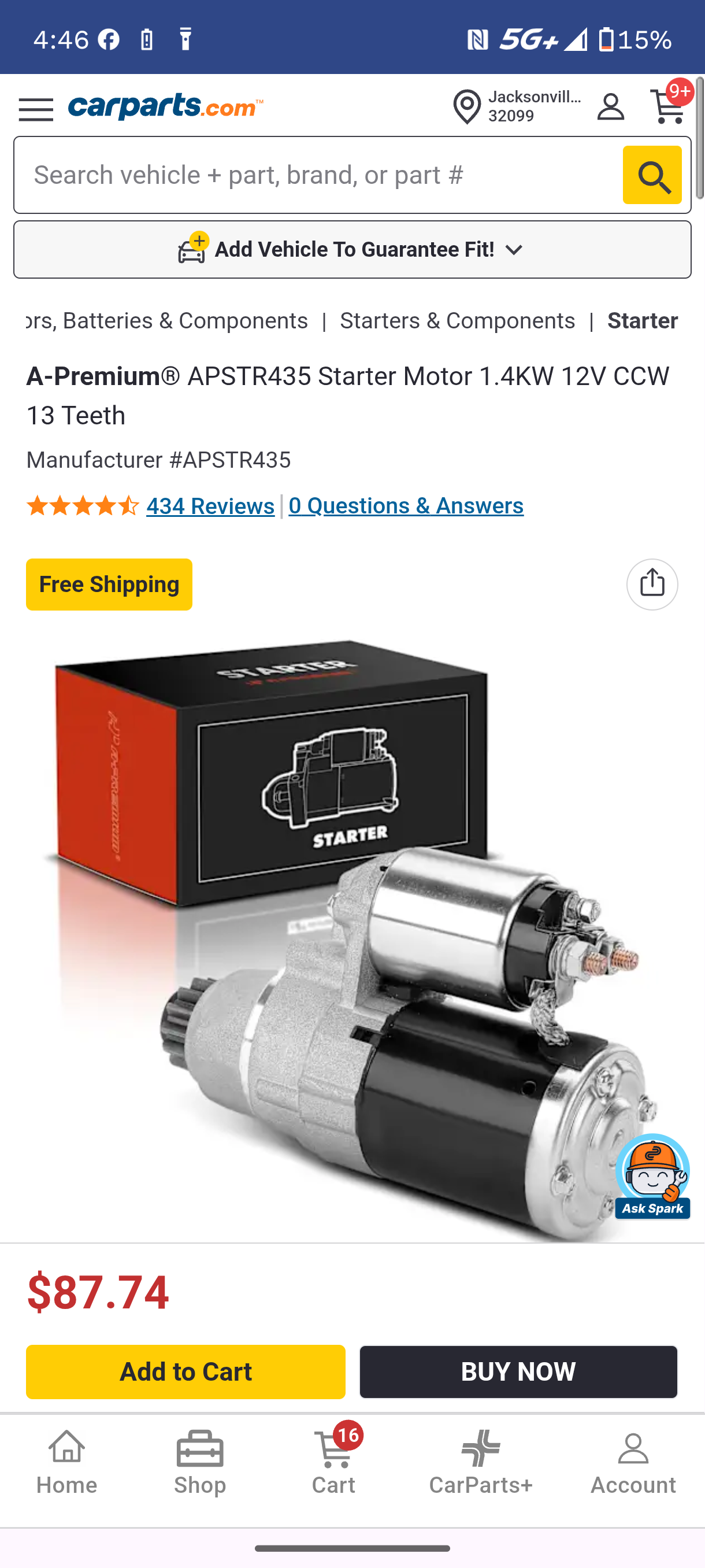 2013-2018 Nissan Altima & 2014-2019 Nissan Rogue 2.5L Starter Motor 🚘⚡