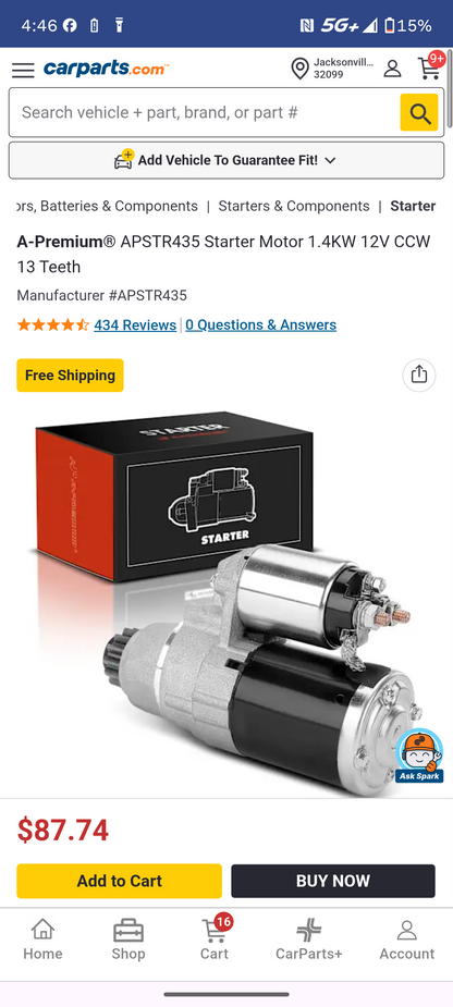 2013-2018 Nissan Altima & 2014-2019 Nissan Rogue 2.5L Starter Motor 🚘⚡