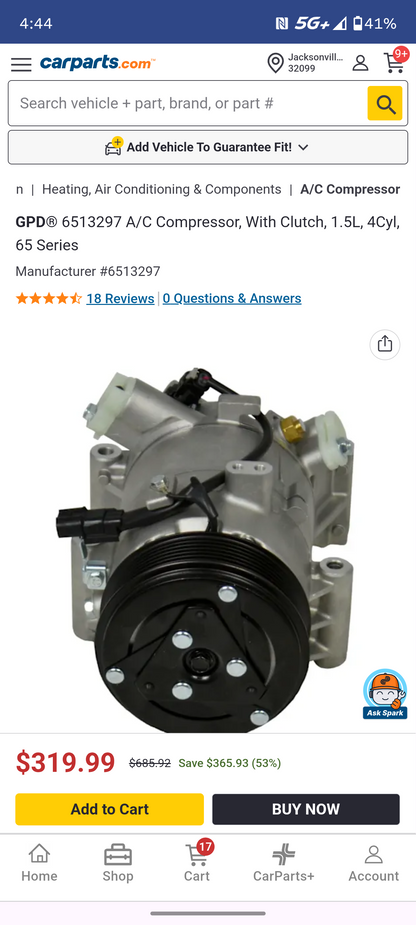 2016-2021 Honda Civic / 2017-2022 Honda CR-V A/C Compressor & Clutch Assembly 🚗❄️
