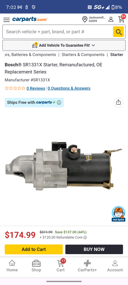 2006-2011 Honda Civic / CR-V / Accord / Element & Acura Starter Motor Assembly 🚗🔑
