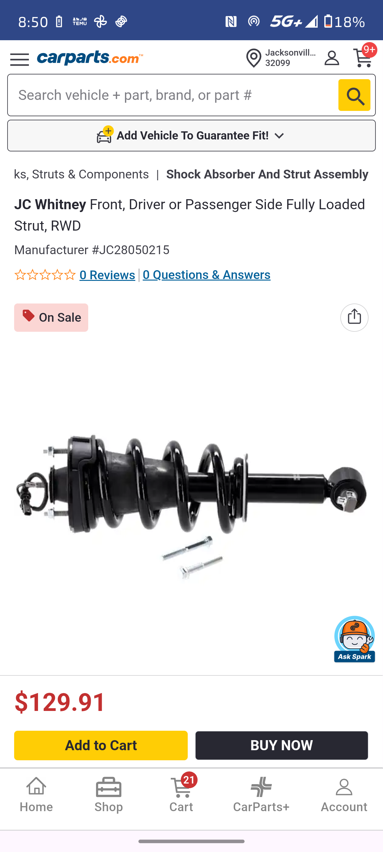 2015–2020 Cadillac Escalade / Chevrolet Tahoe / GMC Yukon Front Strut Assembly 🚘⚙️