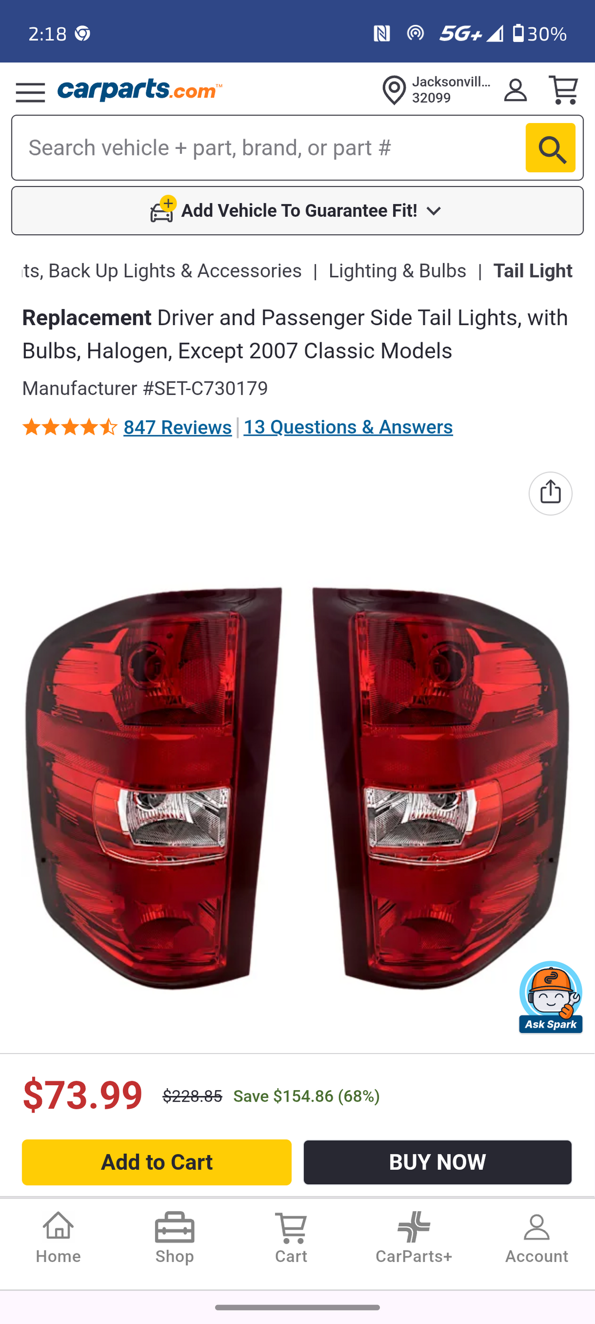 2007–2014 Chevy Silverado 1500 / 2500 HD / 3500 HD Driver & Passenger Side Tail Light Set (Halogen, Bulbs Included) 🚘💡