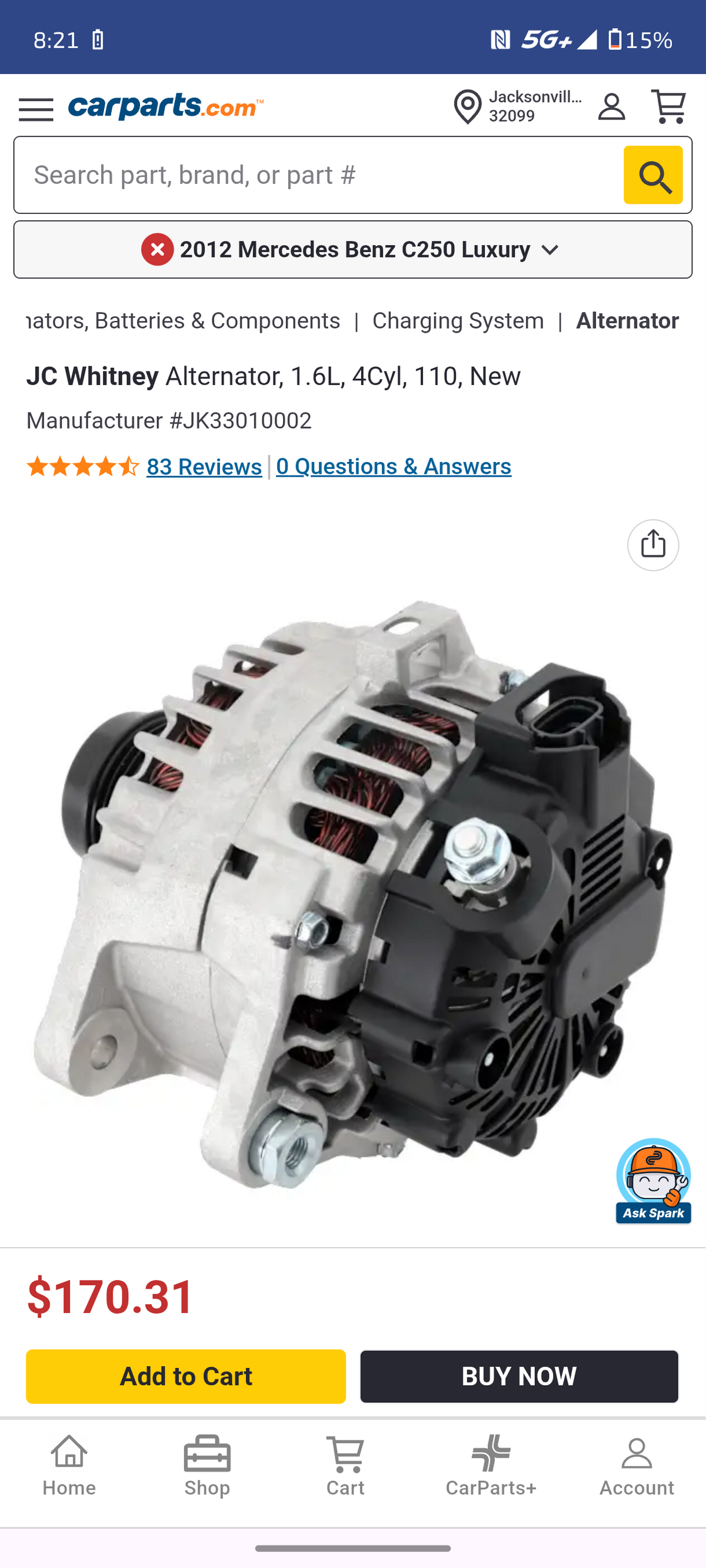 2012–2017 Kia Soul, Rio, Forte & Hyundai Veloster 1.6L Alternator (110 Amp / 12V) 🚘⚡