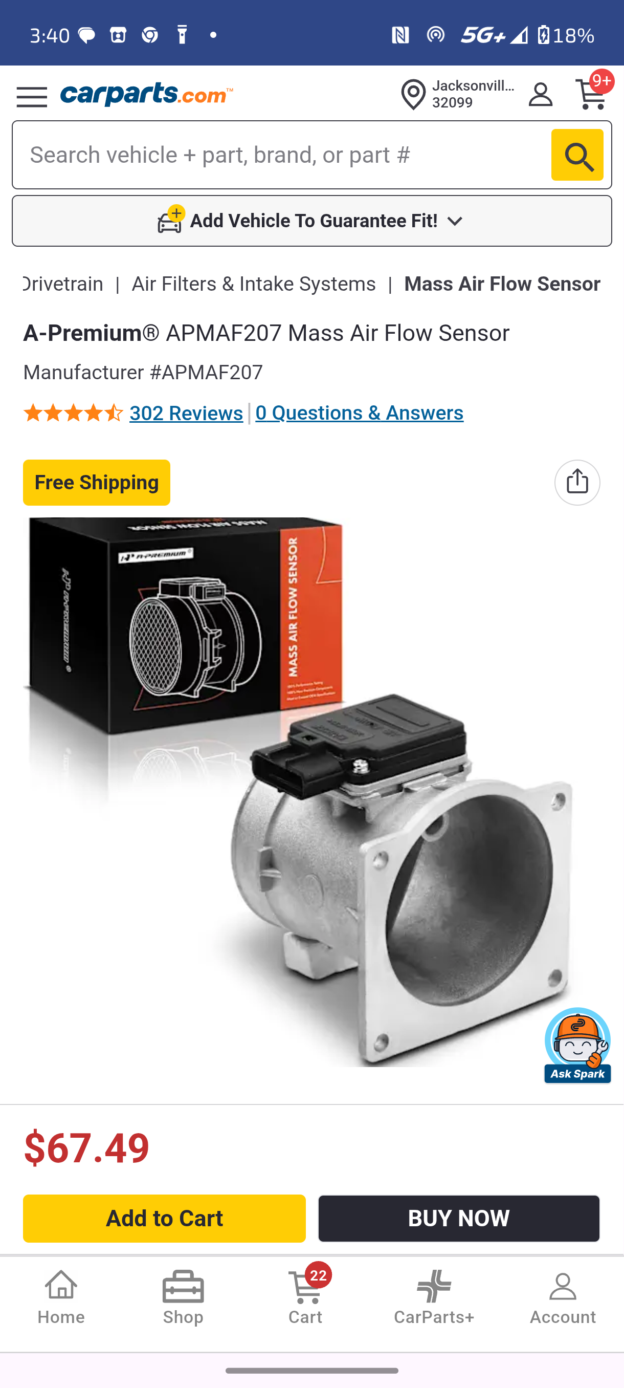 1999–2007 Chevy, GMC, Cadillac, Pontiac & Buick Mass Air Flow Sensor (APMAF207) 🚘💦