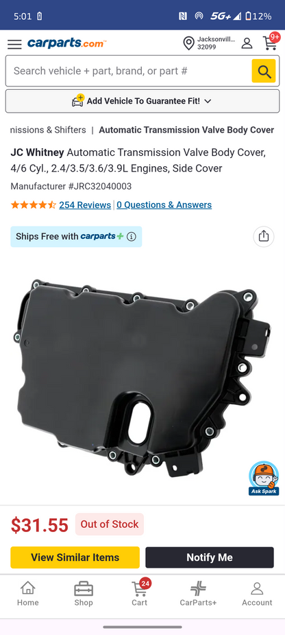 2008–2017 Chevrolet, Buick, Pontiac & Saturn Automatic Transmission Valve Body Side Cover 🚘⚙️