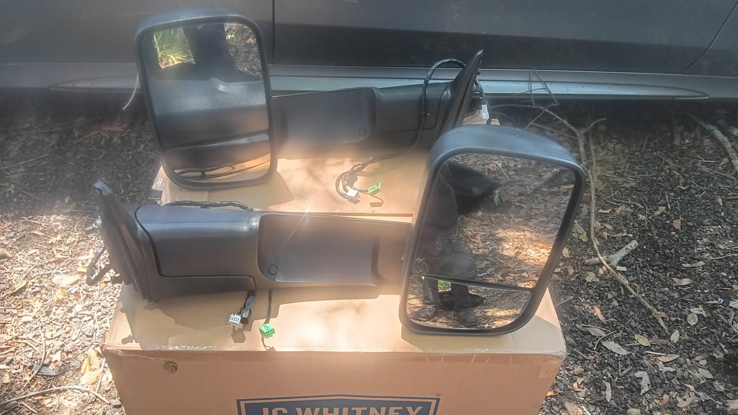 2019-2022 Ram 2500 / 3500 Power Folding Heated Towing Mirrors Set (Driver & Passenger Pair) 🛻💨