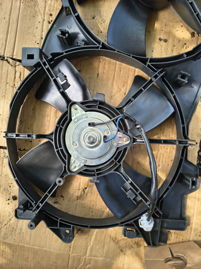 2002-2006 Mazda MPV 3.0L V6 Dual Radiator Engine Cooling Fan Assembly w/o Tow Package 🚘⚙️
