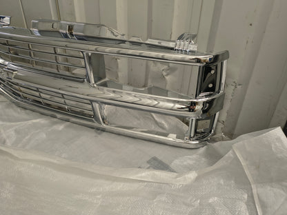 1994–1999 Chevrolet C1500 C2500 C3500 K1500 K2500 K3500 Tahoe Suburban Chrome Front Grille Assembly ⚡🚘