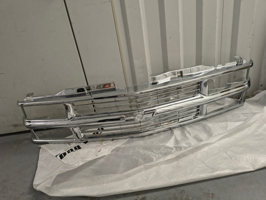 1994–1999 Chevrolet C1500 C2500 C3500 K1500 K2500 K3500 Tahoe Suburban Chrome Front Grille Assembly ⚡🚘